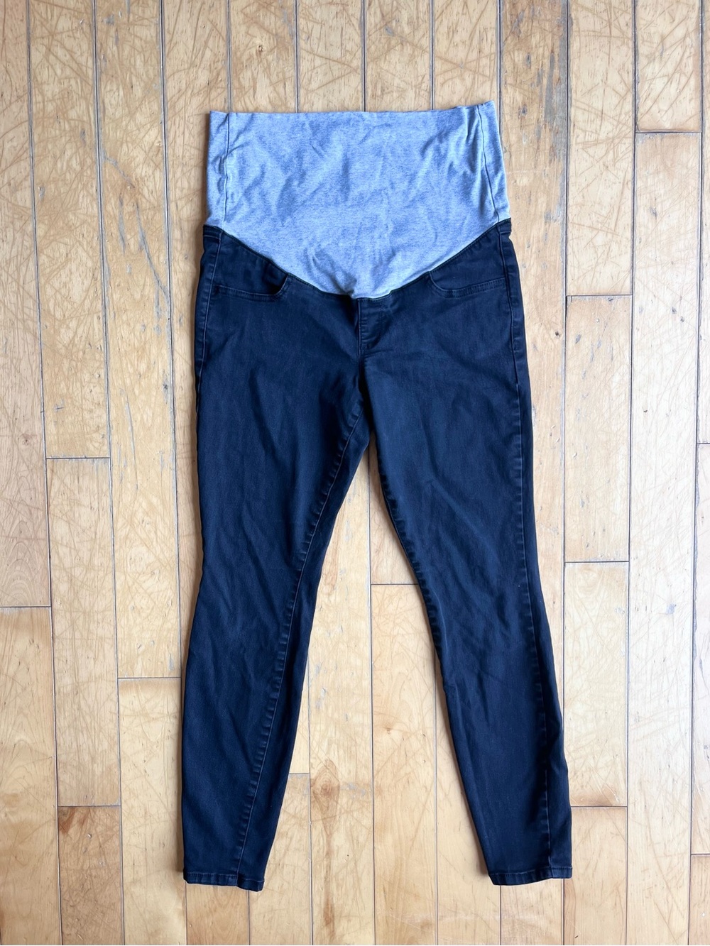 Rose Maternité Stretch Comfort Belly Panel Maternity Skinny Jeans Size Medium